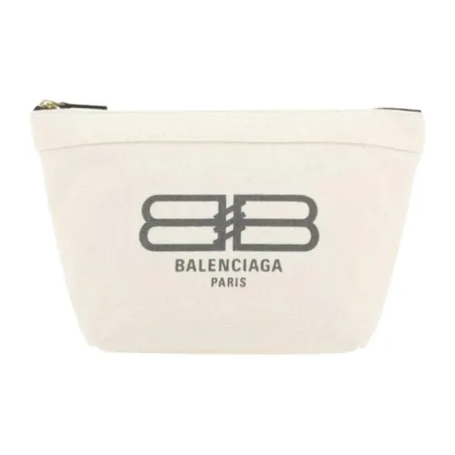 Balenciaga Хлопок Клатч Женская Белая