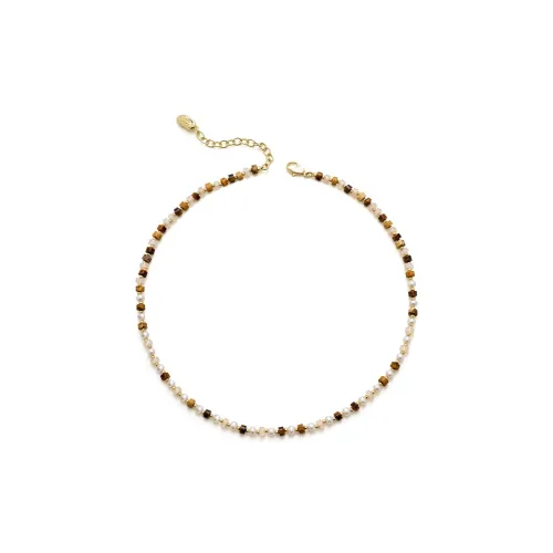 Amber Lollipop DOPAMINE Pearl Necklaces Women's