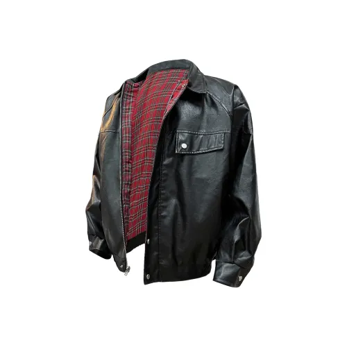 Paddy Julia Кожа Куртка Унисекс