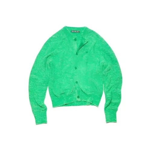 ACNE STUDIOS SS24 Трикотаж Унисекс Ярко-зеленый
