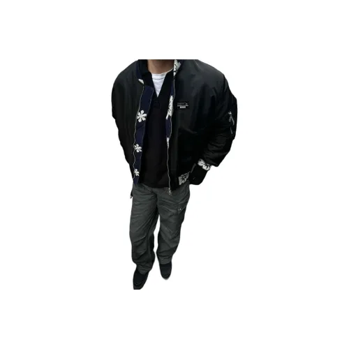 COMOWA Черный Синий [Логотип Съемный] Унисекс Бейсбольные Джерси