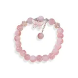 Взрывающийся Бусина Бабочка Браслет с бусинами - Розовый