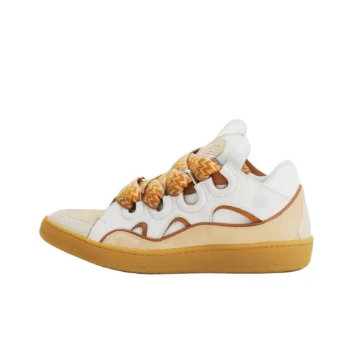 Lanvin Curb Low Топ Скейтборд Кроссовки Унисекс Белый