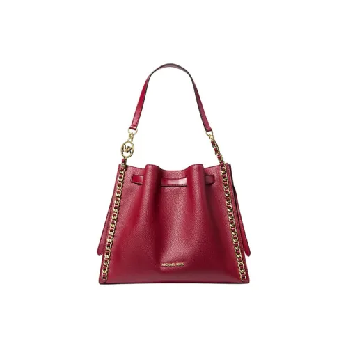 MICHAEL KORS Mina Полиуретан Сумка через плечо Большая Женская Вишневая