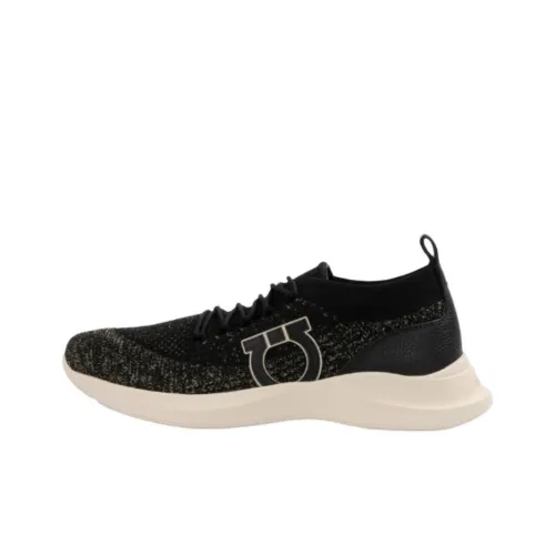 FERRAGAMO GANCINI Низкий Топ Повседневная Обувь Мужская Черная