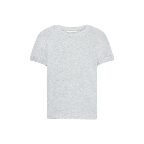 ZARA Зебра с принтом серые женские T-рубашки