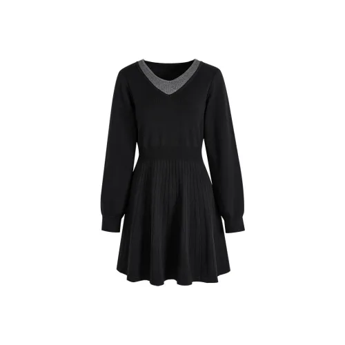 KUOSE Длинное платье с длинными рукавами женское