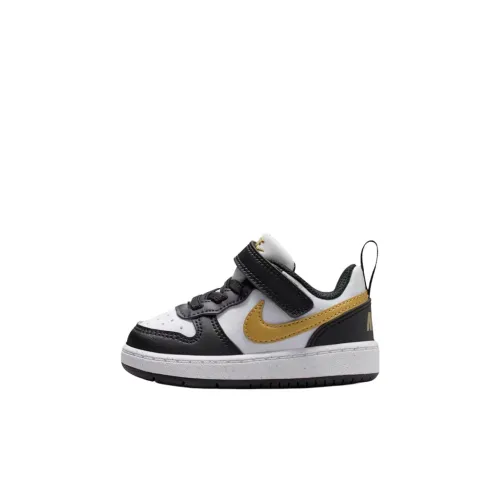 nike Court Borough Low Топ Обувь для малышей Черный Infant And Toddler