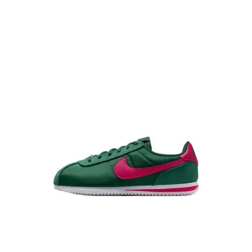 nike Cortez Textile Low Топ Kids Lifestyle Shoes Зеленый Подростки