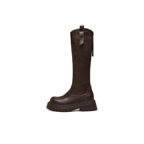 ZHR Женские высокие сапоги на колено