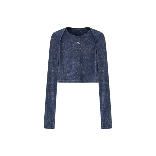 NAWS Вулканы Облегающий крой Длинный рукав Tee Женские