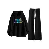 Черный (MB Bus Бег) + Черный (Однотонный)