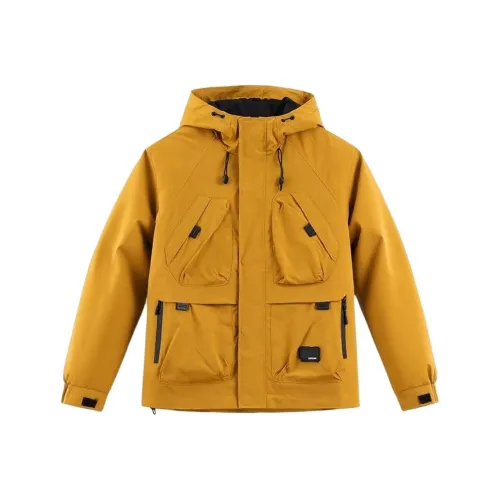 Хлопок Унисекс Куртки