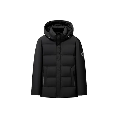 COMBO Зимний Утолщенный Теплоизоляционный Гусиный пух Пальто с капюшоном Пуховик Мужской