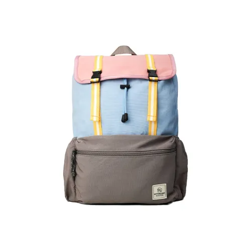 MYTIMELAB Нейлон Рюкзак Женские Синий Коричневый Розовый Синий