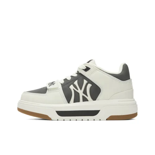 MLB New York Yankees визуально увеличивает рост устойчивые к истиранию противоскользящие высокие кроссовки для скейтбординга унисекс черный белый