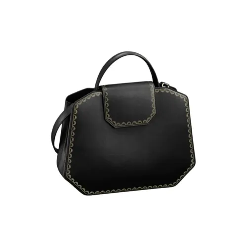 Cartier Guirlande Телячья кожа Сумка Сумка через плечо Сумка через плечо Средний Женская Черная