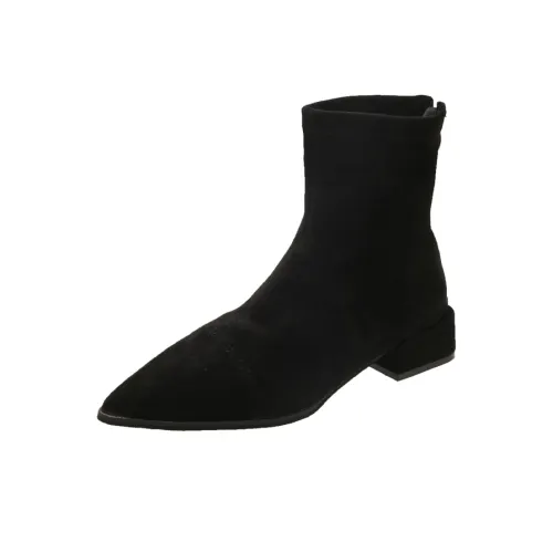 Wuji Заостренный носок Ботильоны Женские