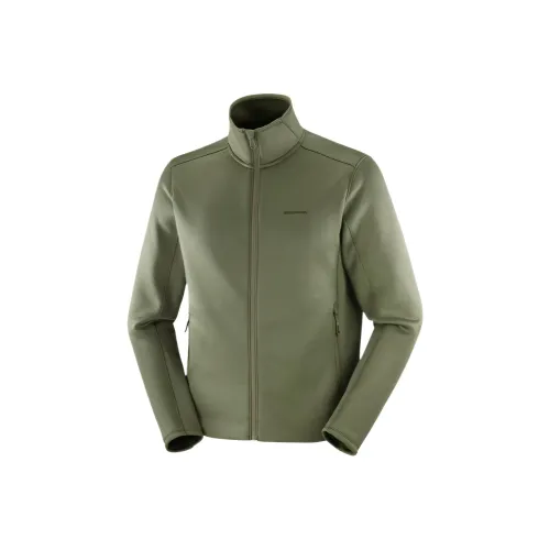 SALOMON OUTLINE Оливково-зеленый Мужские Куртки