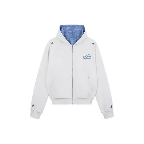 Vine Color Светло-серый Весенний Осенний Тонкий Женский Свитшот