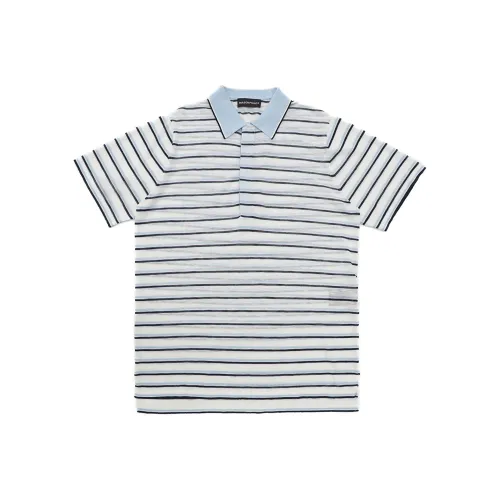 MASONPRINCE Морской стиль Полосы POLO Топ Унисекс