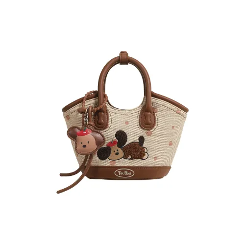 TOUTOU Синтетическая кожа Сумка Обычный Женские Какао-молочный Чай Абрикос