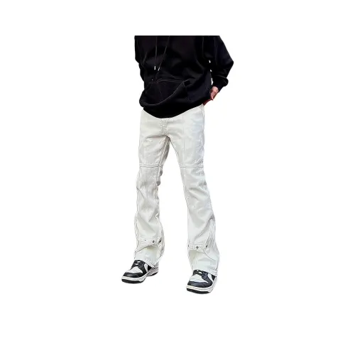 SOUL WORKER Белый Унисекс Джинсы