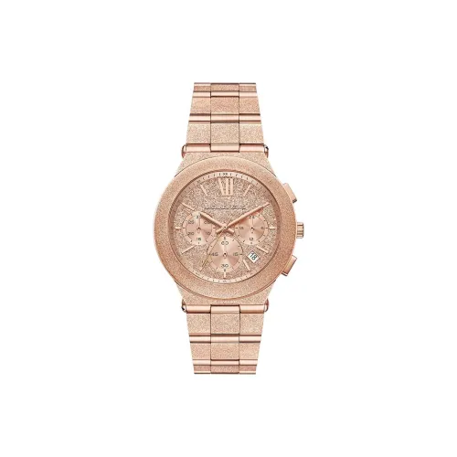 MICHAEL KORS Наручные часы Кварцевый механизм Ремешок из нержавеющей стали 40 мм Розовое золото Циферблат Женские часы