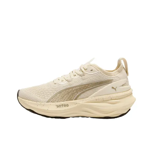 ALEX TOUSSAINT X PUMA ForeverRun NITRO™ II Дышащие Поддерживающие Беговые Кроссовки Женские Бежевые