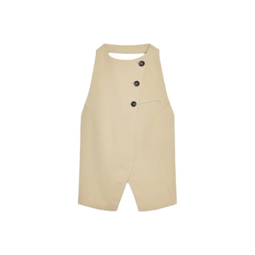 ZARA Коричневые Женские Майки