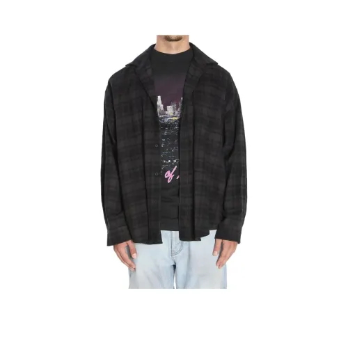 Balenciaga Мужские Черные Рубашки