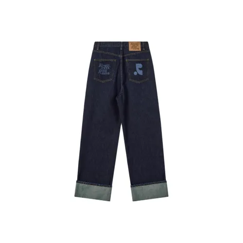 Rest Recreation FW25 Roll Up Широкие Джинсы Унисекс