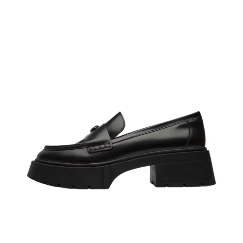 COACH Leah Грубый каблук Высокие каблуки 5,5 см Женские Черный