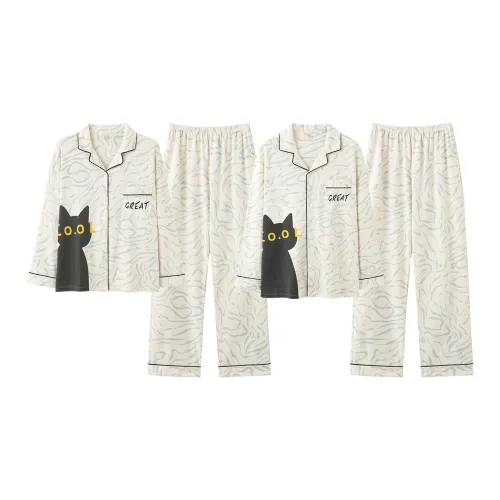 YIROUQING Пара Пижама Домашние комплекты Унисекс