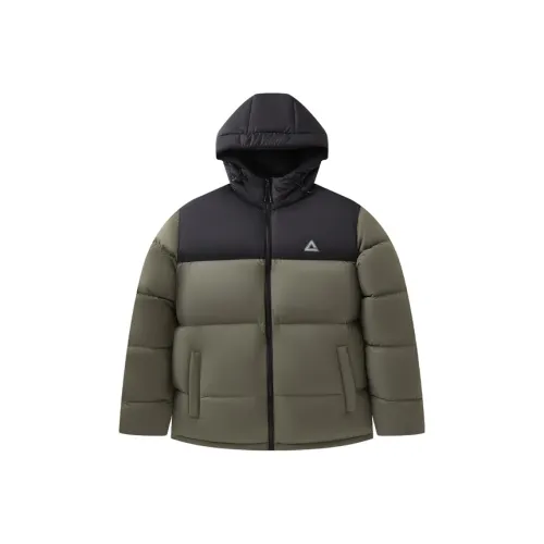 PEAK Пуховик Унисекс Темно-зеленый Мох