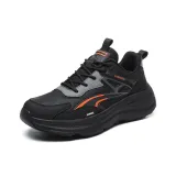 Чёрный и оранжевый красный