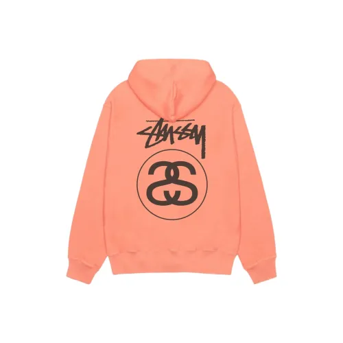 Stussy FW25 STOCK Линк Толстовка ПИГМЕНТ Окрашенный Свитшот Унисекс
