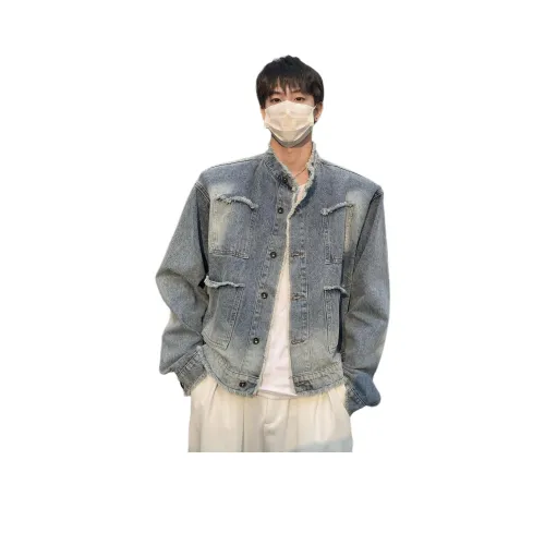 PISYPOX Светло-синие унисекс джинсовые куртки