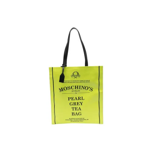 MOSCHINO Телячья кожа Сумка через плечо Женская Желтая Зеленая