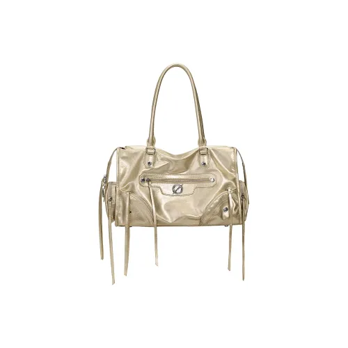 JELLYTOYBOY Микрофибра Синтетическая Кожа Aurora Сумка 2,0 Сумка через плечо Сумка на плечо Стандартная Женская Кремовая Золотая