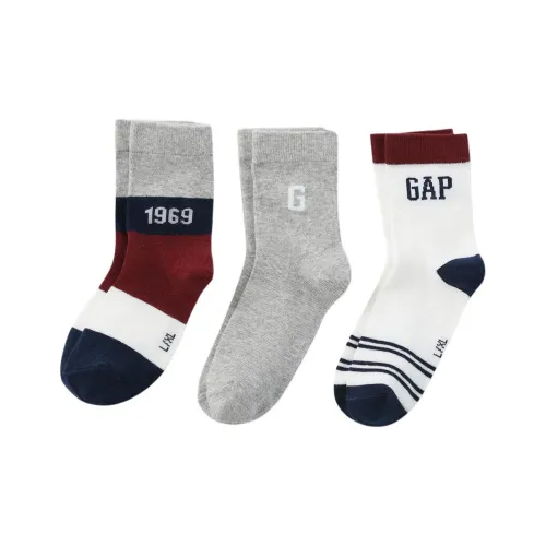 GAP совместный бренд Светло-серый комплект носков для детей