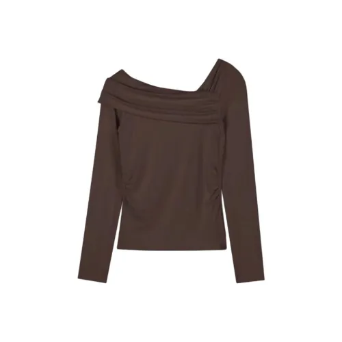 IUNOP Slim Fit Длинный рукав Т-рубашка Женская