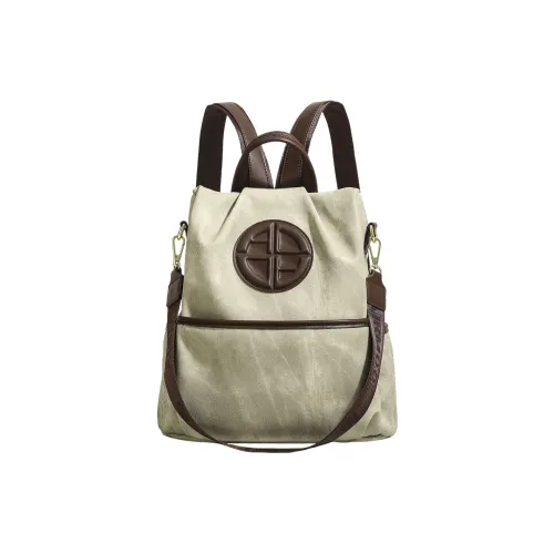 PESASRIE Microfiber Synthetic Leather Backpack Standard Women's Green PESASRIE Микрофибра Синтетическая Кожа Рюкзак Стандартный Женский Зеленый