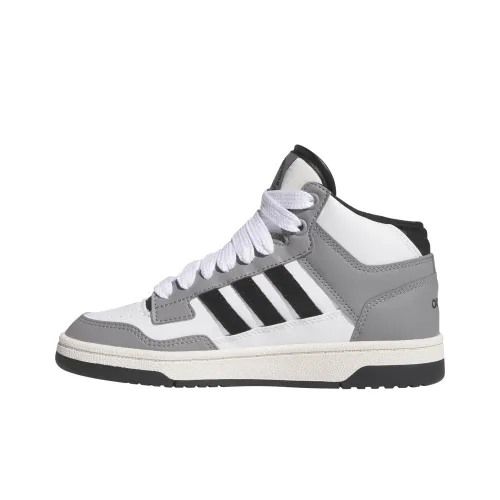 Adidas Rapid Court Slip Resistant Abrasion Resistant High Top Детские Скейтбординги Серый Подростки