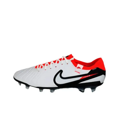 Nike Tiempo Legend 10 Футбольные бутсы Мужские Белый Черный Красный