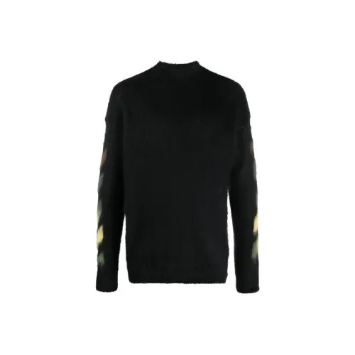 Off Белый SS21 Черный Мужские Свитера