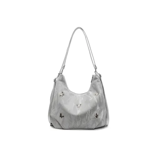 WRELS ПУ (полиуретан) Сумка через плечо Стандартная Серебристый Черный Зеленый Белый Синий