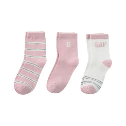 GAP совместный бренд Светло-розовый Комбинация Kids Носки