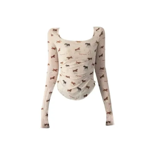 EMDPN Стандартный Осенний Корейский стиль С утяжкой на талии Утягивающий Повседневный Топ Женский