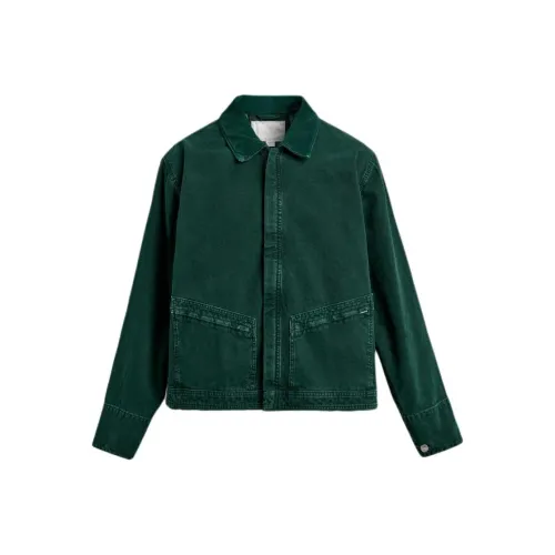 ZARA Зеленый Мужской Джинсовые Куртки